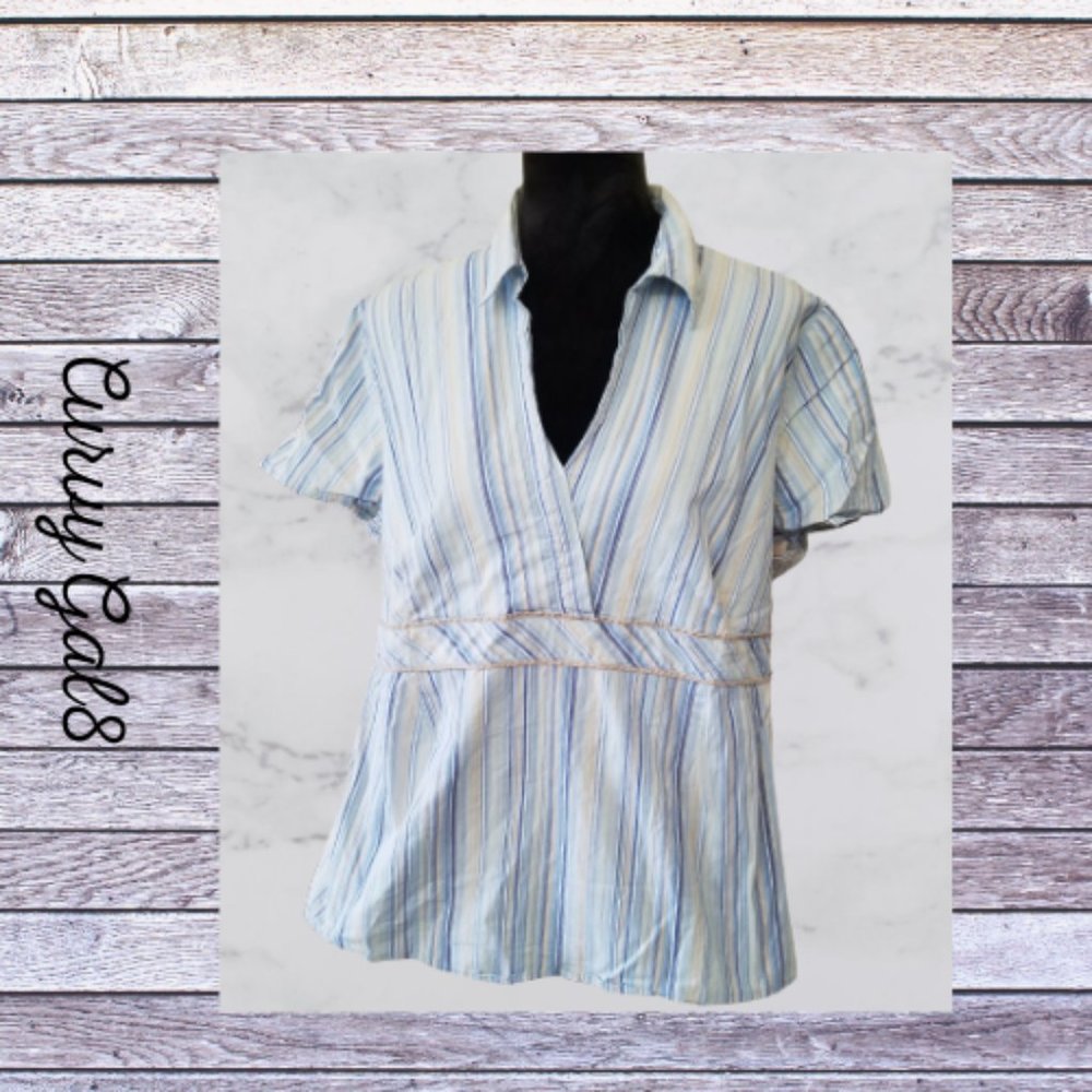 🔥 Last Chance 🔥   Motherhood Maternity Striped blue 2x